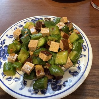 Woon - Cold tofu and cucumber - Chinese Near Me - Pasadena, California