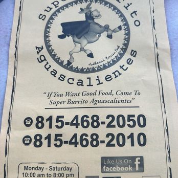 Super Burrito Aguascalientes - Mexican Near Me - Manteno, Illinois Super Burrito Aguascalientes - Mexican Near Me - Manteno, Illinois