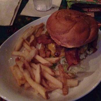 Rainforest Cafe - Bbq Burger was large and good. But also 13$ - American Near Me - Atlantic City, New Jersey Rainforest Cafe - Bbq Burger was large and good. But also 13$ - American Near Me - Atlantic City, New Jersey