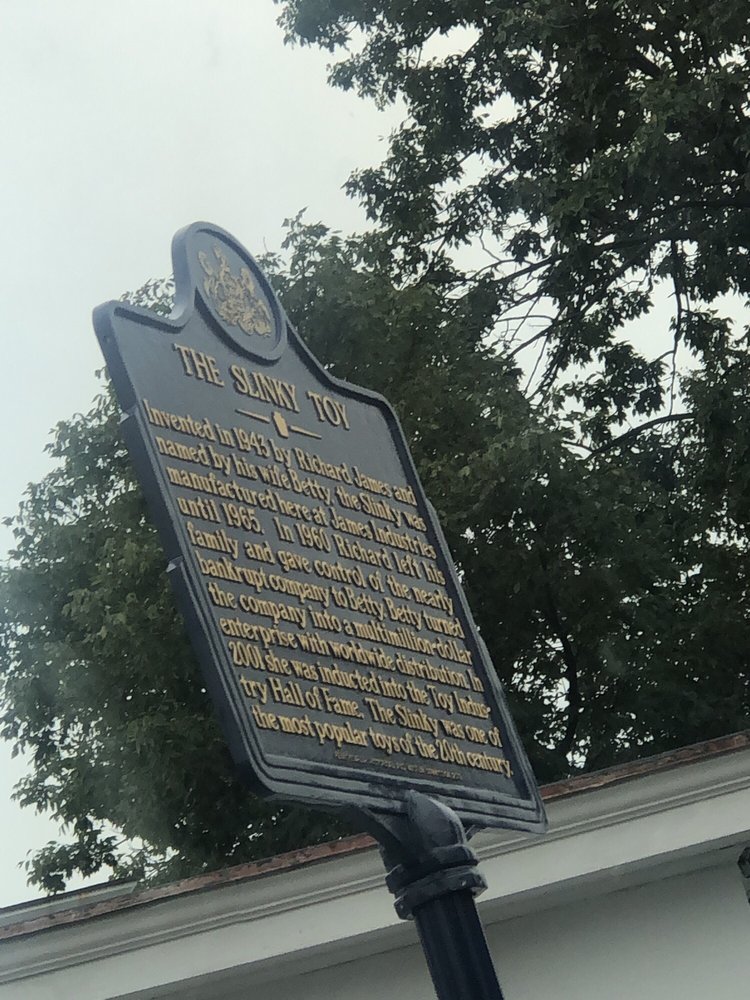 Slinky Toy Historical Marker