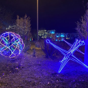 River Of Lights - Entrance from train station - Festivals Near Me - Albuquerque, New Mexico