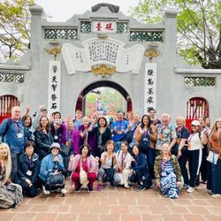 Gate 1 Travel - Pagoda entrance in Hanoi.