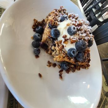 Rival Coffee - Baked oatmeal with whipped vanilla sauce. Not super sweet imo and delicious. - Coffee & Tea Near Me - Murrieta, California Rival Coffee - Baked oatmeal with whipped vanilla sauce. Not super sweet imo and delicious. - Coffee & Tea Near Me - Murrieta, California
