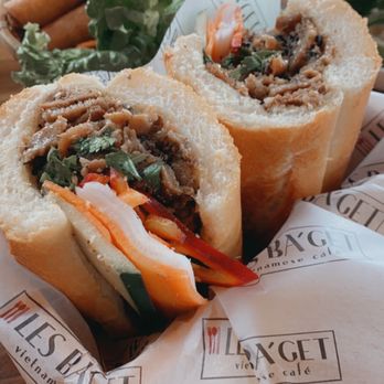 LES BA'GET - Lemongrass pork banh mi @cl2foodies on ig~ - Vietnamese Near Me - Houston, Texas LES BA'GET - Lemongrass pork banh mi @cl2foodies on ig~ - Vietnamese Near Me - Houston, Texas
