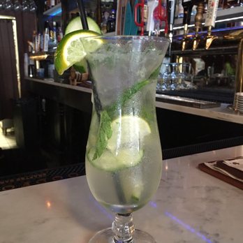 Blind Tiger Pub - Gun and Garden with Hendrick's gin, cucumber, lime, mint, agave, and tonic. So good and refreshing, I had more than one! $10 thereabouts. - American Near Me - Charleston, South Carolina