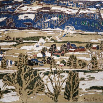 Vancouver Art Gallery - David Milne; Snow Patches; 1917; oil on canvas - Art Museums Near Me - Vancouver, British Columbia Vancouver Art Gallery - David Milne; Snow Patches; 1917; oil on canvas - Art Museums Near Me - Vancouver, British Columbia