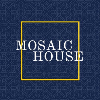 Mosaic House - the mosaic house logo on a blue background - Interior Design Near Me - New York, New York Mosaic House - the mosaic house logo on a blue background - Interior Design Near Me - New York, New York