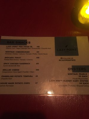 Menu photo 4 Lazy Point New York, NY