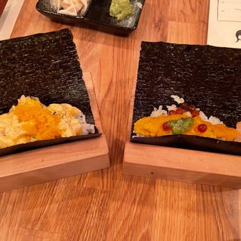 Yonsei Handrolls - Spicy Sallops and Uni - Japanese Near Me - Oakland, California Yonsei Handrolls - Spicy Sallops and Uni - Japanese Near Me - Oakland, California