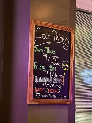 Menu photo 3 Big Mini Putt Club Grand Rapids, MI Menu photo 3 Big Mini Putt Club Grand Rapids, MI