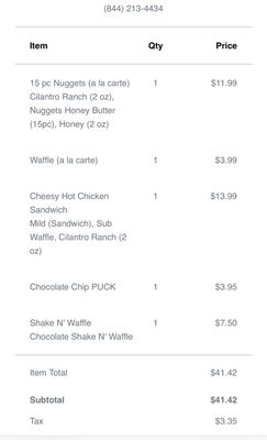 Menu photo 3 Houston TX Hot Chicken Tempe, AZ