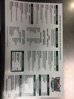Menu photo 2 Upper Crust Pizza - Eldorado Santa Fe, NM Menu photo 2 Upper Crust Pizza - Eldorado Santa Fe, NM