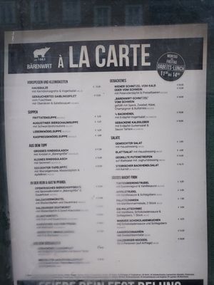Menu photo 3 Bärenwirt Salzburg, 5