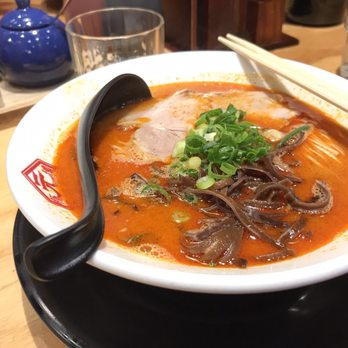 Hakata Gensuke - God Fire ramen of spiciness level 1 - Ramen Near Me - Melbourne, VIC Hakata Gensuke - God Fire ramen of spiciness level 1 - Ramen Near Me - Melbourne, VIC