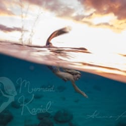 Mermaid Kariel - Underwater adventures at Sunset on the west side of Oahu. Join me Sundays on the "Mermaids & Me" Hawaii Nautical boat tour.