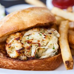 Jumbo Crab Cake Sandwich