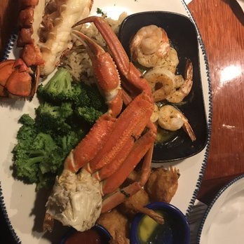 Red Lobster - The Ultimate Feast with broccoli - Seafood Near Me - Sterling Heights, Michigan