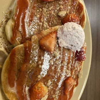 Snooze, an A.M. Eatery - Strawberry Shortcake Pancakes - Breakfast & Brunch Near Me - Cedar Park, Texas Snooze, an A.M. Eatery - Strawberry Shortcake Pancakes - Breakfast & Brunch Near Me - Cedar Park, Texas