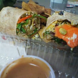 Darn that ugly carrot chip!  Wrap with pita chips and balsamic dressing.