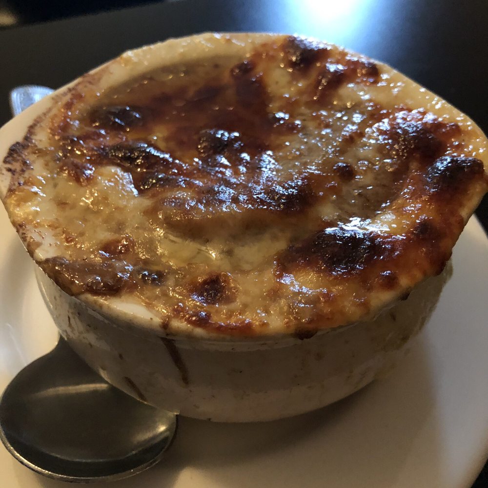 Corkscrew Saloon - French onion soup - Seafood Near Me - Medina, Ohio