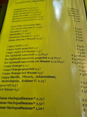 Menu photo 5 Klein Steiermark Vienna, 9