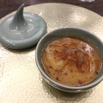 Benu - Faux shark fin soup with steamed egg and truffle. - Asian Fusion Near Me - San Francisco, California Benu - Faux shark fin soup with steamed egg and truffle. - Asian Fusion Near Me - San Francisco, California