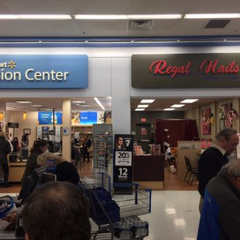 Walmart Supercenter - It's starting to look a little like a mall in Walmart. This one has an eye doctor, nail salon and just out of frame a hairdresser (I think). - Department Stores Near Me - Fairfax, Virginia