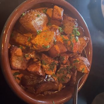 Tapas del Lago - Potatoes in sauce - Tapas/Small Plates Near Me - Highwood, Illinois Tapas del Lago - Potatoes in sauce - Tapas/Small Plates Near Me - Highwood, Illinois