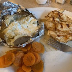 Viroqua Family Restaurant - Grilled chicken senior dinner.