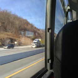 Adirondack Trailways - On the way from NYC to Albany.