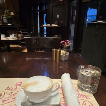 Alouette Bistro - Cappuccino in the morning - French Near Me - Vancouver, British Columbia
