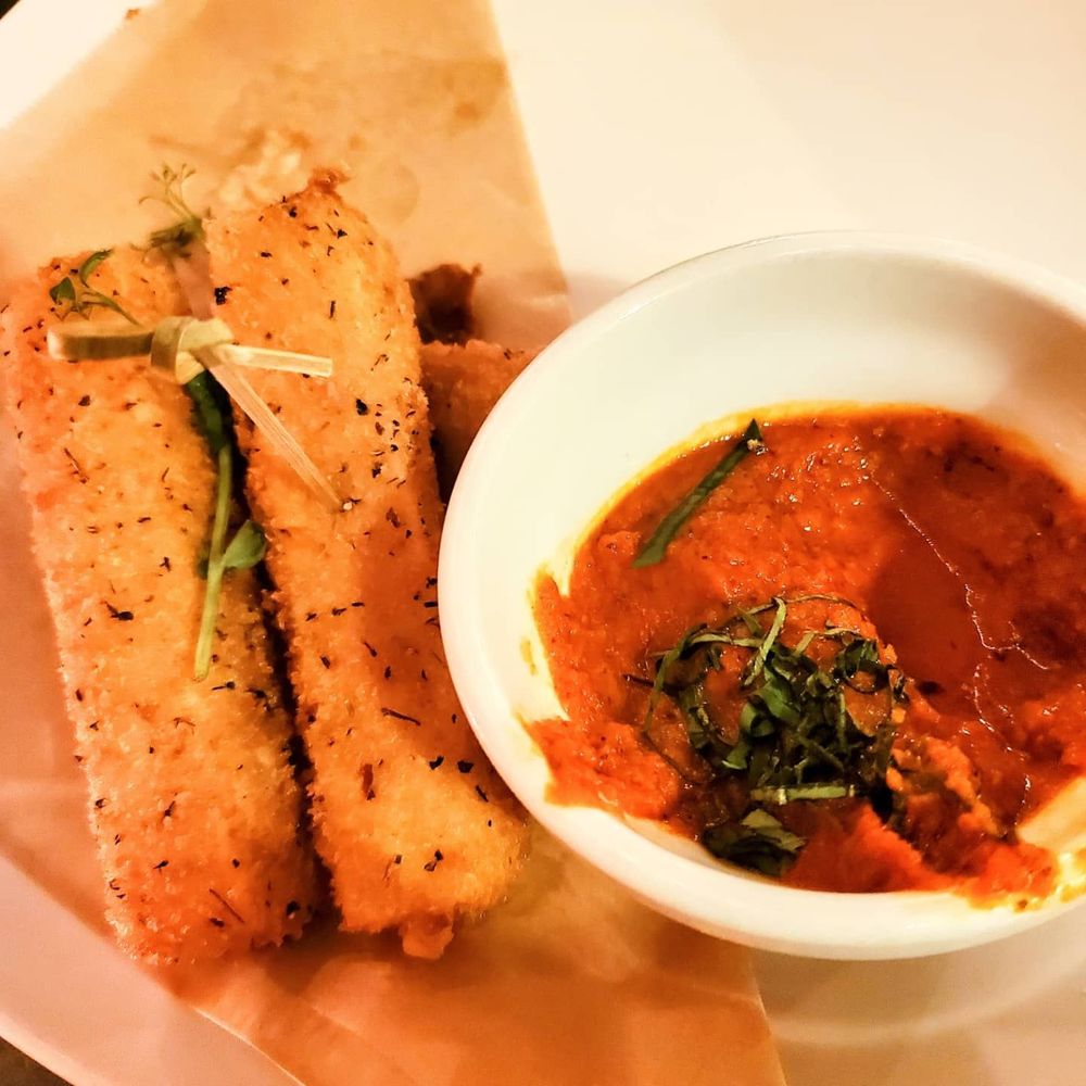 The Fiction Kitchen - Mozzarella Sticks - Vegan Near Me - Raleigh, North Carolina The Fiction Kitchen - Mozzarella Sticks - Vegan Near Me - Raleigh, North Carolina