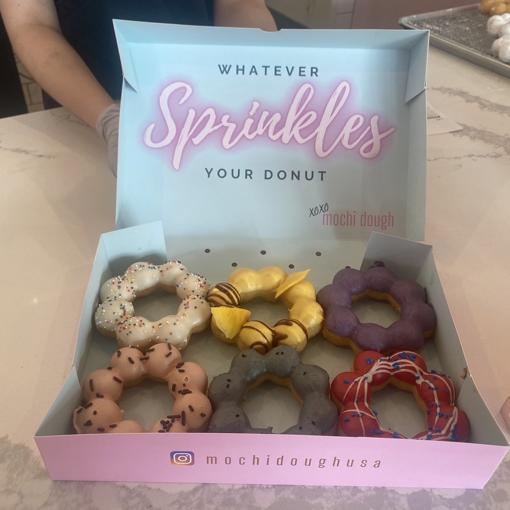 Mochi Dough - Troy - Birthday cake, mango, taro, strawberry chocolate, black sesame, and spider man - Donuts Near Me - Troy, Michigan