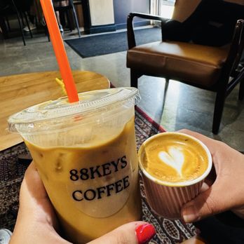 88Keys Coffee - Iced: It's Bananas & Cortado - Coffee & Tea Near Me - Lakewood, California 88Keys Coffee - Iced: It's Bananas & Cortado - Coffee & Tea Near Me - Lakewood, California