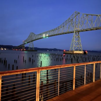 Bridgewater Bistro - Patio view - New American Near Me - Astoria, Oregon
