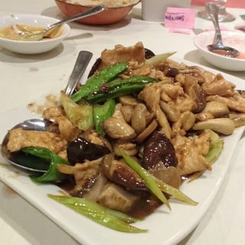 Cho-Sen Village - Chicken with three kinds of mushrooms - Chinese Near Me - Great Neck, New York Cho-Sen Village - Chicken with three kinds of mushrooms - Chinese Near Me - Great Neck, New York