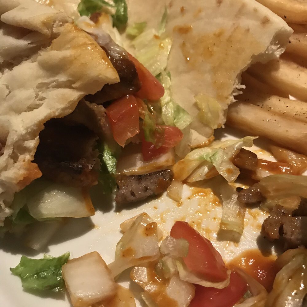 Grapevine Restaurant - Crumble pita bread that was very dry and tasted like cardboard. - Greek Near Me - Boiling Springs, South Carolina