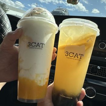 3CAT Handcrafted Beverage - Mochi Mango and Super Orange - Bubble Tea Near Me - San Diego, California 3CAT Handcrafted Beverage - Mochi Mango and Super Orange - Bubble Tea Near Me - San Diego, California