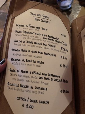 Menu photo 4 Gustaosteria Florence, FI