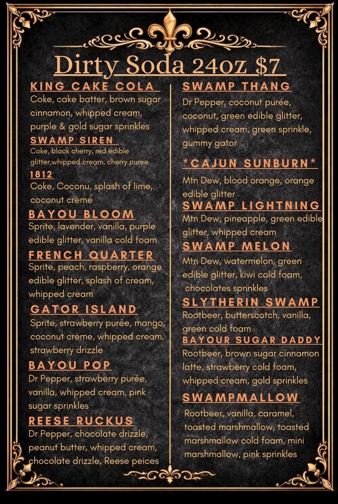 Crazy Cajun Drink Shop Logo