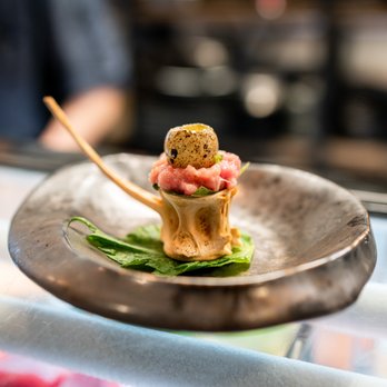 Wasai Bistro - Toro Tartare served on Tuna Bone - French Near Me - Cranford, New Jersey Wasai Bistro - Toro Tartare served on Tuna Bone - French Near Me - Cranford, New Jersey