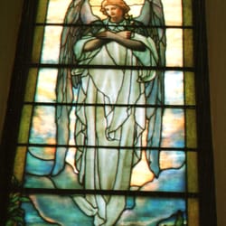 First Presbyterian Church - Tiffany glasss window at First Presbyterian Church