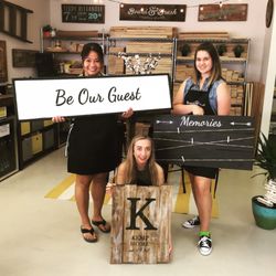 Board & Brush - My custom "Be Our Guest" sign and my daughter's memory Board for her room