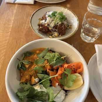 Wildseed - Masala bowl and mexican corn fritters - Vegan Near Me - San Francisco, California