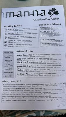 Menu photo 4 Atelier Manna Encinitas, CA Menu photo 4 Atelier Manna Encinitas, CA