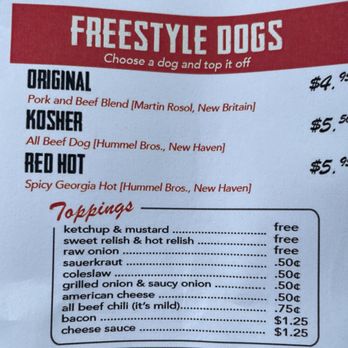 Dogtown - Menu - Part 4 - Hot Dogs Near Me - Bethel, Connecticut