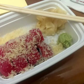 Wokcano - This red dragon roll is so small, costs $13?? - Sushi Bars Near Me - Burbank, California Wokcano - This red dragon roll is so small, costs $13?? - Sushi Bars Near Me - Burbank, California
