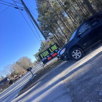 The Fish Line - a car parked on the side of the road - Seafood Near Me - Columbia, South Carolina The Fish Line - a car parked on the side of the road - Seafood Near Me - Columbia, South Carolina