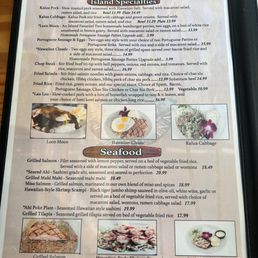 Menu as of 2/1/26