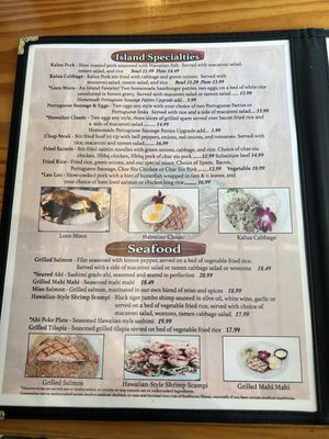 Menu photo 8 Back Home In Lahaina Carson, CA